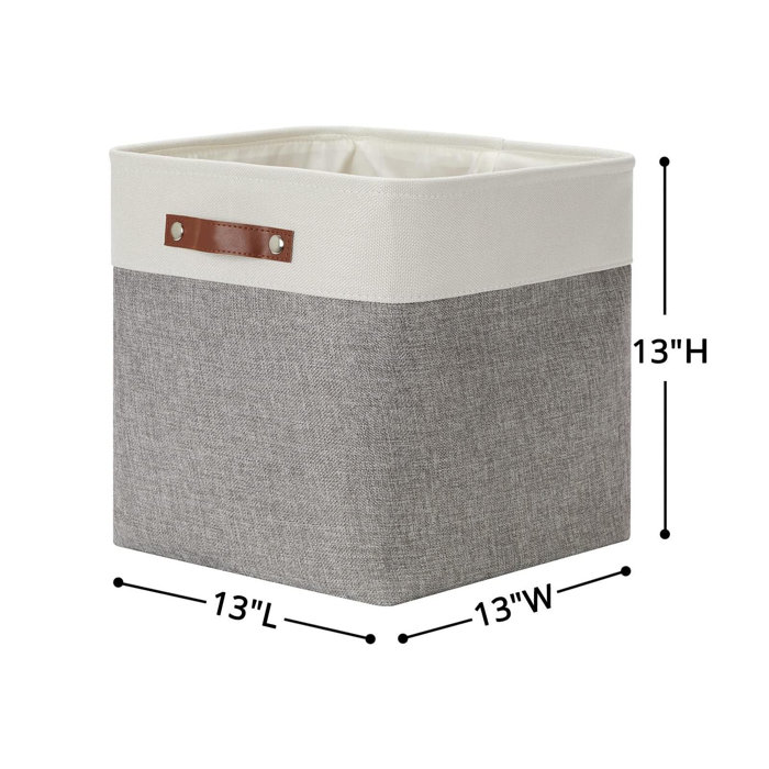 Hokku Designs Fabric Storage Bin Set Wayfair
